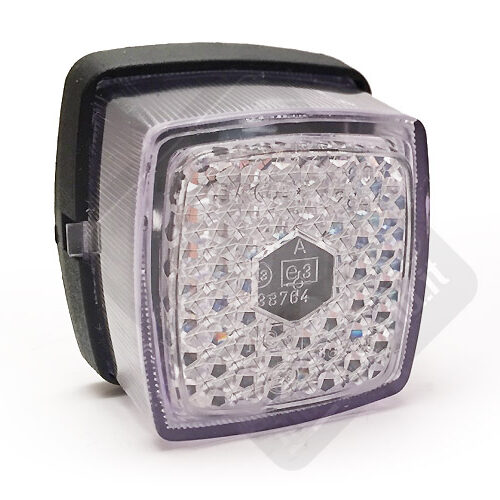 Fanalino ingombro anteriore quadro bianco con catadriotto