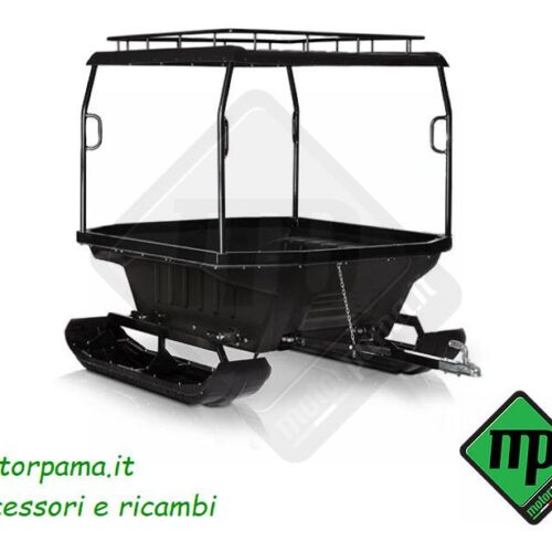 Rimorchio QUAD/ATV/UTV Tinger TRAILER TS telaio alto con tettuccio rigido