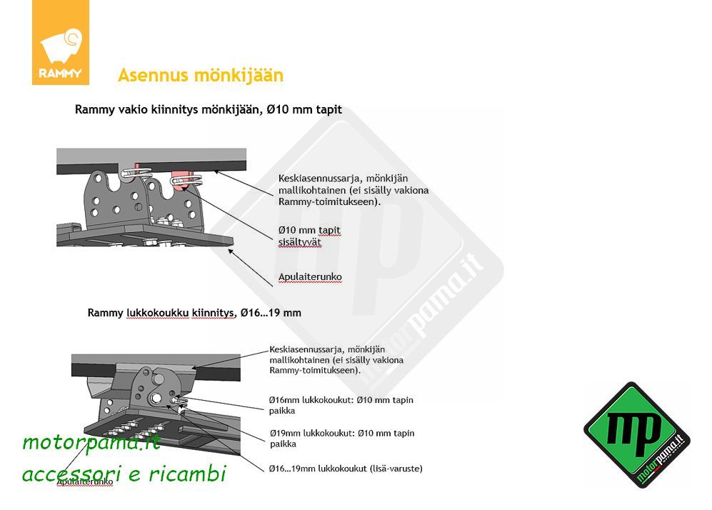 RAMMY Falciatrice rotativa 120 ATV PRO - immagine 2