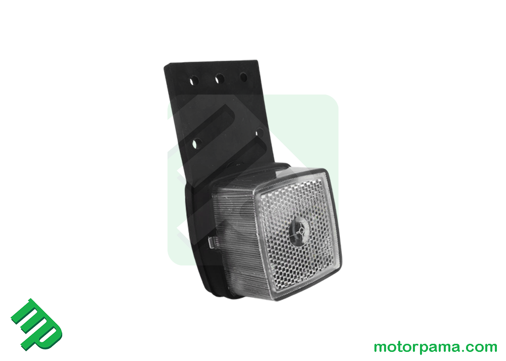 Fanale ingombro bianco con supporto