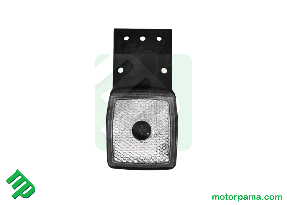 Fanale ingombro bianco con supporto - immagine 2