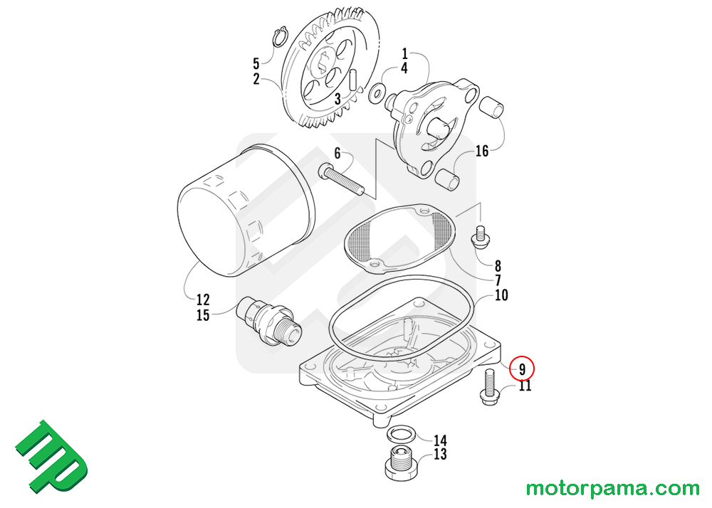 Tappo coppa olio originale Arctic Cat - immagine 3