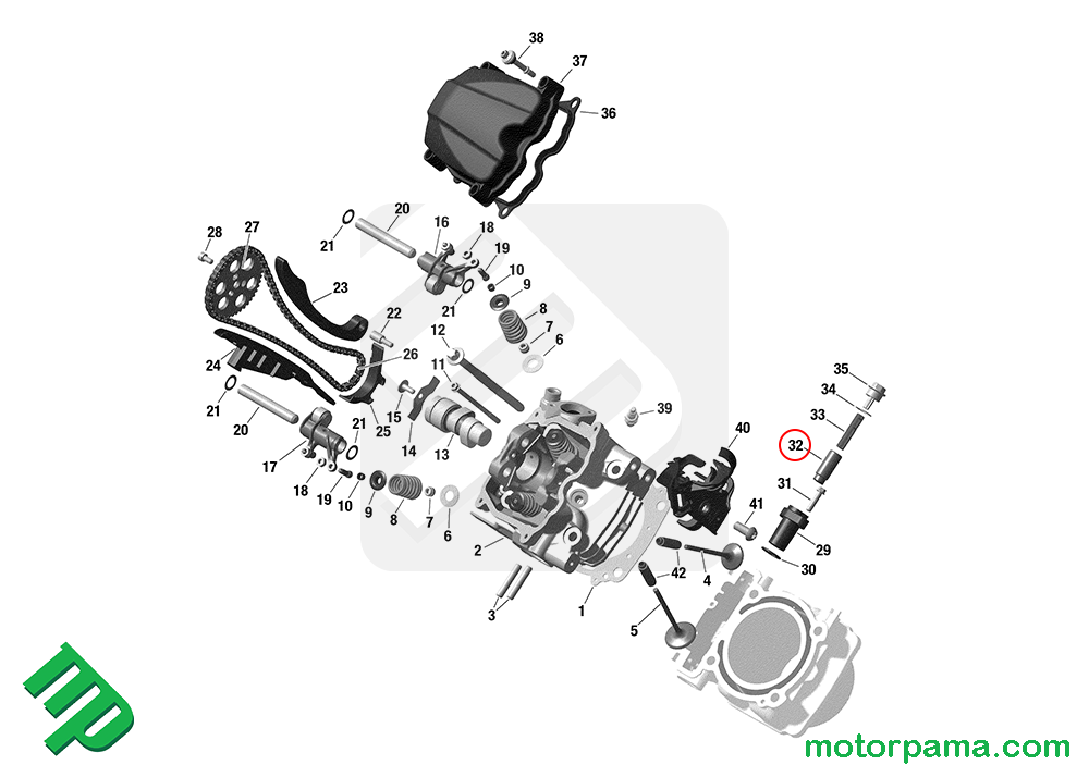 Tenditore catena distribuzione originale Can-Am - immagine 4